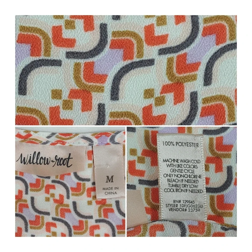 Willow Root Women's Open Front Cardigan Size M Multicolor‎ Party Night Out